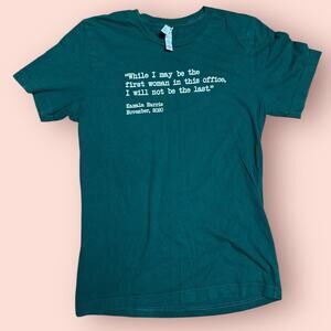 Kamala Harris graphic tee t-shirt army green small